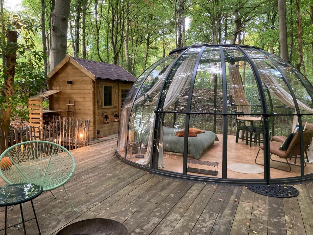 Le Dome De Namur - Une Nuit Insolite Dans Les Bois Bagian luar foto