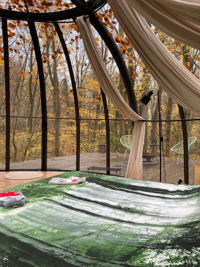 Le Dome De Namur - Une Nuit Insolite Dans Les Bois Bagian luar foto